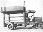 <p>Truck upfitting has come a long way since this early dump truck model upfit from 1918. <em>(Photo courtesy of Auto Truck Group)</em></p>